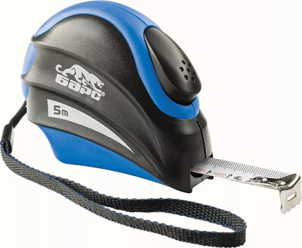 Рулетка Полимер 5 м * 19 автоматическая фиксация эргономичная форма  БАРС 32502 купить в Муравленко