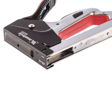 Степлер мебельный стальной быстрая загрузка тип скобы 53 4-14 мм PRO Matrix 40917 купить в Муравленко