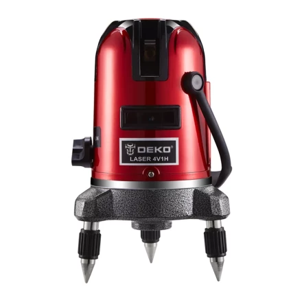 Уровень лазерный LL57 SET4 DEKO, 065-0296, в пластиковом кейсе со штативом купить в Муравленко