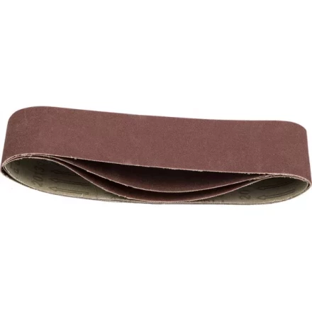 Лента STAYER &quot;MASTER&quot; шлифовальная универсальная бесконечная на тканевой основе, для ЛШМ, P120, 75х533мм, 3шт 35442-120 купить в Муравленко