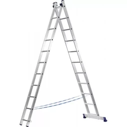 Лестница СИБИН универсальная, двухсекционная, 9 ступеней 38823-09