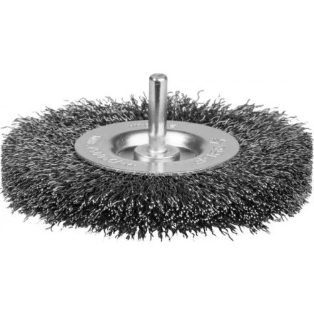ЗУБР &quot;ЭКСПЕРТ&quot;. Щетка дисковая для дрели, двухрядная, витая стальная проволока 0,3мм, 100мм 35198-100-2_z01 купить в Муравленко