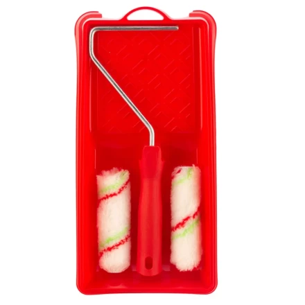 Малярный набор для работ с эмалями: кювета 150 мм х 290 мм и мини-валик 110 мм Сибртех 80453 купить в Муравленко