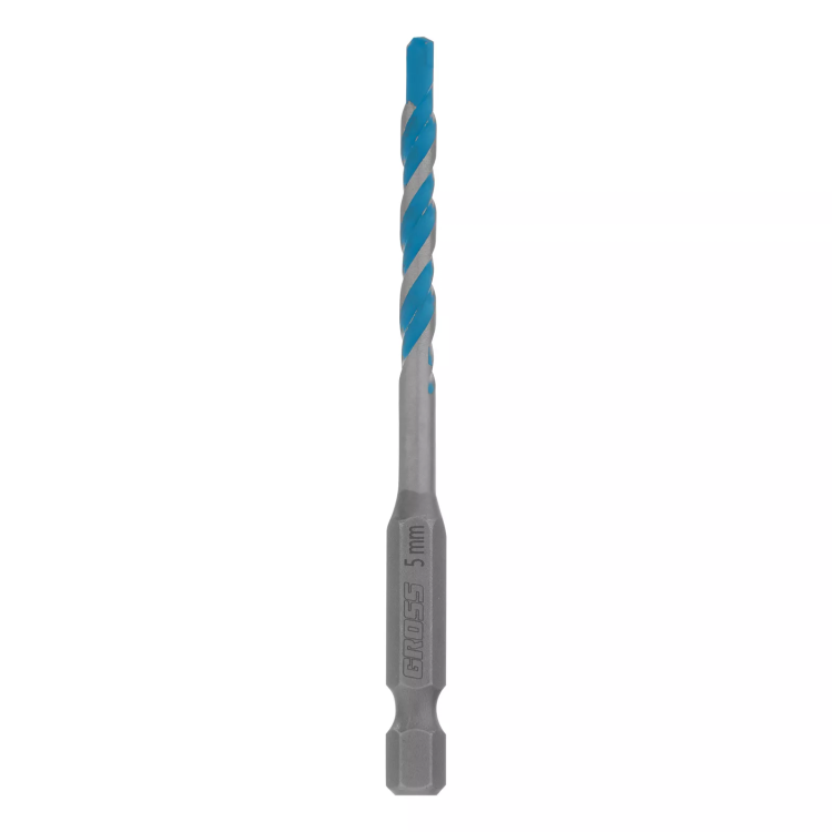 Сверло универсальное Gross , Multipurpose PRO, 6-гр. хвостовик, 5мм, 706011 купить в Муравленко