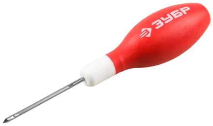 Шило ЗУБР &quot;МАСТЕР&quot; швейное, эргономичная обрезиненная рукоятка, длина 60мм, d 3мм 09571-3 купить в Муравленко