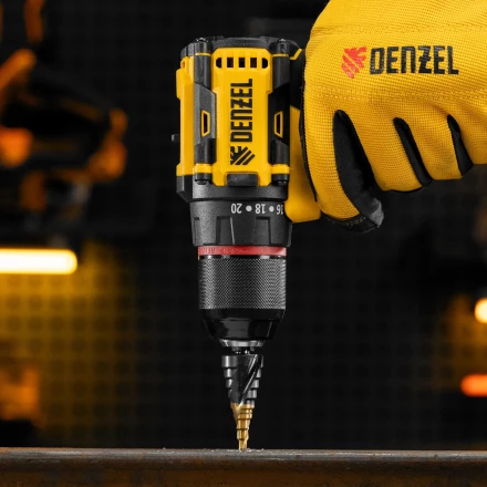 Сверло ступенчатое Denzel 723603 4-6-8-10-12-14-16-18-20 мм, Р6М5, 6-гр. хвостовик купить в Муравленко