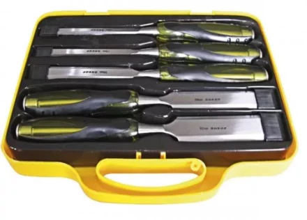 Набор стамесок-долот 10,12,20,26,32 мм 5 штук пластиковый кейс Энкор 10441 купить в Муравленко