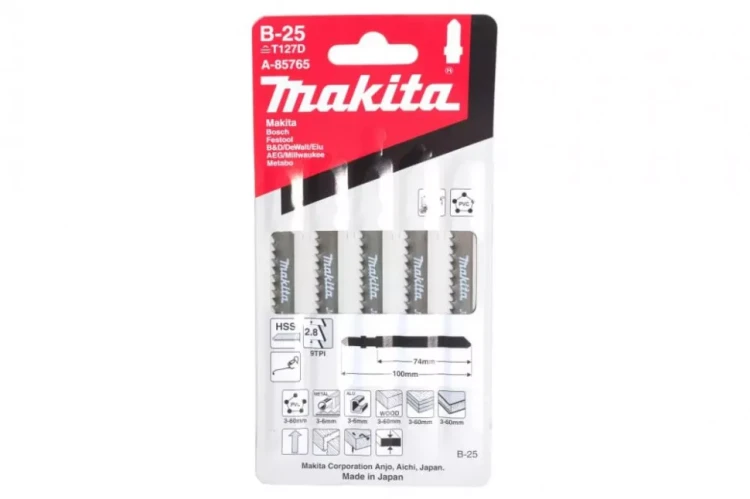 Пилки для лобзика Makita B-25 A-85765 купить в Муравленко