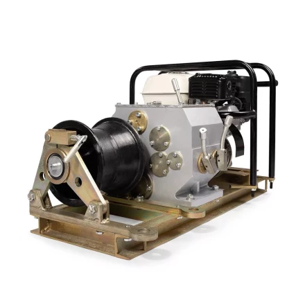 Лебедка тяговая автономная КВТ ЛТА-3 с бензиновым приводом, 3 т (88396) купить в Муравленко