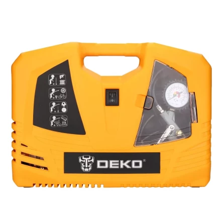 Компрессор безмасляный DEKO 180 с набором из 6 инструментов, 009-0100 купить в Муравленко