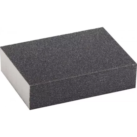 Губка шлифовальная ЗУБР &quot;ЭКСПЕРТ&quot; четырехсторонняя, SiC, средняя жесткость, Р120, 100х68х26 мм 35612-120 купить в Муравленко
