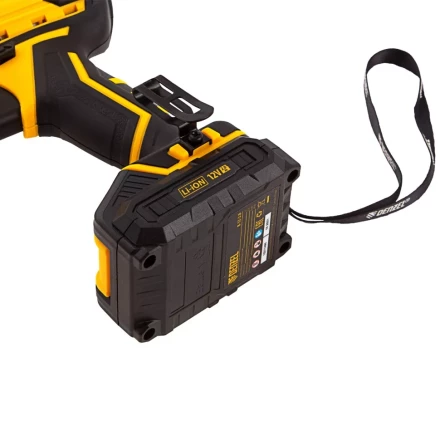 Дрель-шуруповерт аккумуляторная CDL-12-01CB, Li-Ion, 12 В, 1 акк.// Denzel 26104 купить в Муравленко