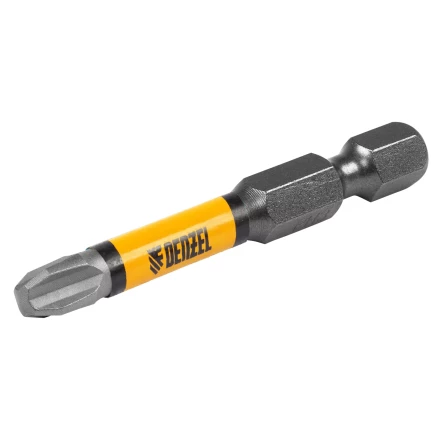 Бита IMPACT, PH3x50 мм, лазерная обработка шлица, сталь S2, 10 шт., Е 6,3 Denzel 11690 купить в Муравленко