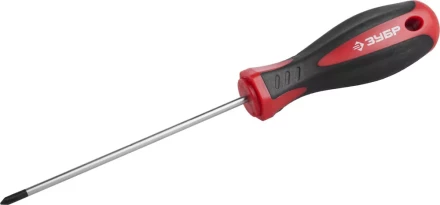 Отвертка ЗУБР &quot;МАСТЕР&quot;, Cr-v, эргономичная двухкомпонентная рукоятка, PH0x100мм 25062-0-100_z03 купить в Муравленко