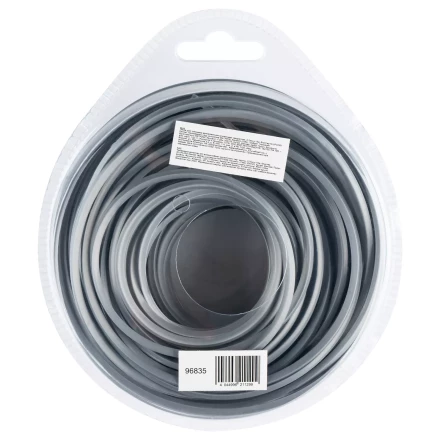 Леска для триммера армированная алюминием квадратная, 2,7мм х 15м, блистер ALUFLEX Denzel 96835 купить в Муравленко