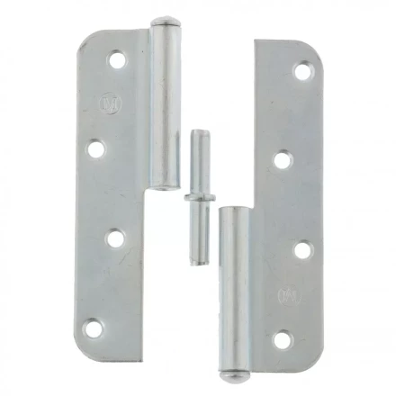 Петля накладная ПН1-130 левая цинк 4штуки  Металлист Россия 91555 купить в Муравленко