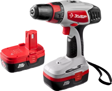 Дрель-шуруповерт 2 АКБ ЗДА-18-2 КИН серия МАСТЕР купить в Муравленко