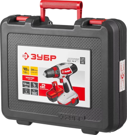 Дрель-шуруповерт 2 АКБ ЗДА-18-2 КИН серия МАСТЕР купить в Муравленко