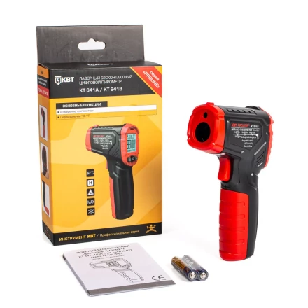 Лазерный бесконтактный цифровой пирометр КВТ KT 641B до 600°C (87245) купить в Муравленко