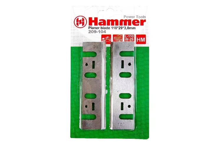 Ножи для рубанка HAMMER 110мм (Flex 209-104) купить в Муравленко
