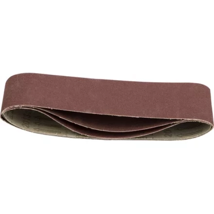 Лента STAYER &quot;MASTER&quot; шлифовальная универсальная бесконечная на тканевой основе, для ЛШМ, P180, 75х533мм, 3шт 35442-180 купить в Муравленко