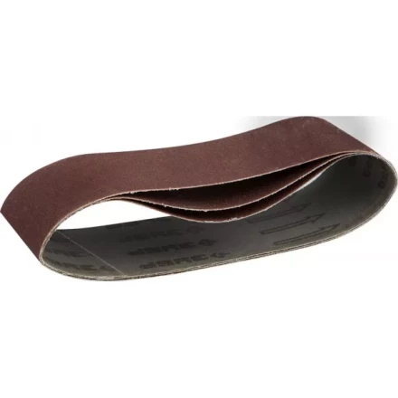 Лента шлифовальная бесконечная ЗУБР &quot;МАСТЕР&quot; на тканевой основе, для ЛШМ, P150, 75х457мм, 3шт 35541-150 купить в Муравленко