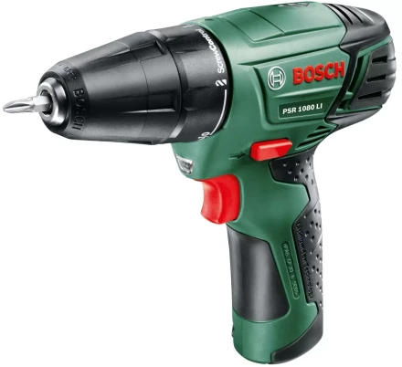 Аккумуляторная дрель BOSCH PSR 1080 LI интегрированный аккумулятор (0.603.985.021) купить в Муравленко
