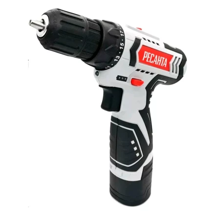 Дрель-шуруповерт аккумуляторная Ресанта ДА-12-2Л 75/14/1 купить в Муравленко
