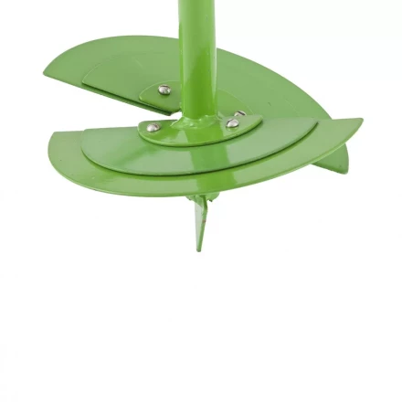 Бур садовый лопастной со сменными ножами, 2110 мм / 1110 мм , удлинитель, диаметр 150 мм, 200 мм, Россия, Сибртех 64399 купить в Муравленко