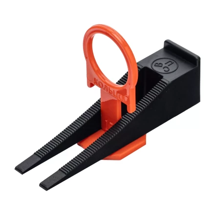 Комплект зажим + клин для системы выравнивания плитки СВП Кольцо, 50/50 шт. в ведре Сибртех 88112 купить в Муравленко