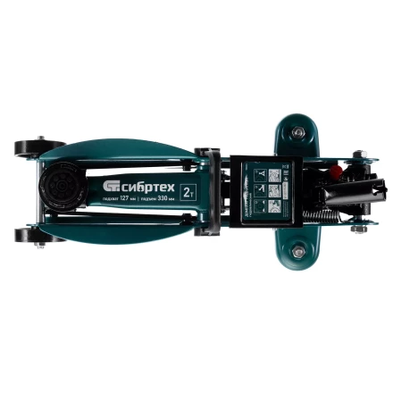 Домкрат гидравлический подкатной Сибртех 50833, 2 т, 127-330 мм, в пласт. кейсе купить в Муравленко