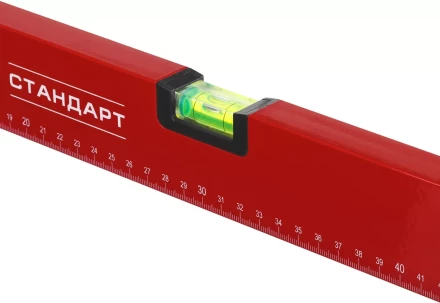 Уровень ЗУБР &quot;СТАНДАРТ&quot; коробчатый, 2 противоударные ампулы, 80см 34588-080 купить в Муравленко