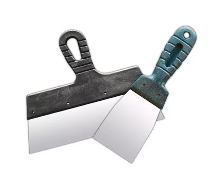 Набор шпателей из нержавеющей стали 100 мм и 350 мм пластмассовая ручка 2 шт СИБРТЕХ 85487 купить в Муравленко