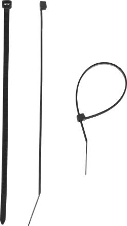 Кабельные стяжки черные КС-Ч1 нейлоновые промфасовка серия ПРОФЕССИОНАЛ купить в Муравленко