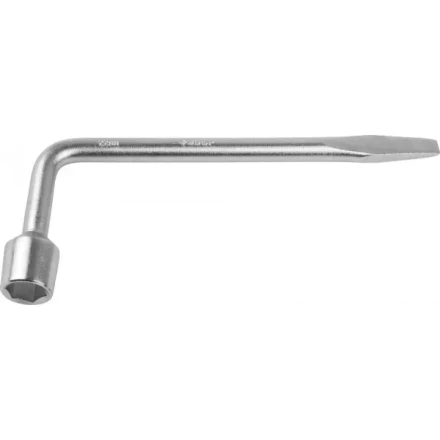 Ключ баллонный ЗУБР &quot;МАСТЕР&quot; L-образный, с монтажной лопаткой, 22мм 2753-22_z02 купить в Муравленко