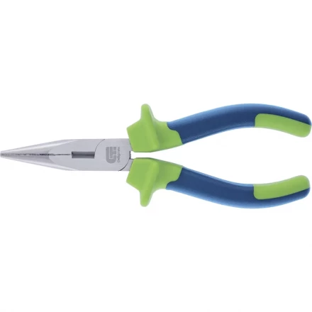 Длинногубцы прямые 180 мм двухкомпонентные рукоятки СИБРТЕХ 17105 купить в Муравленко