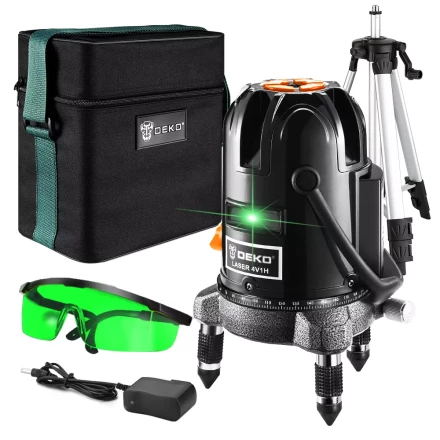 Уровень лазерный LL57GA SET2 DEKO со штативом 1.2 м, 065-0295 купить в Муравленко