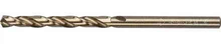 Сверло ЗУБР &quot;ЭКСПЕРТ&quot; КОБАЛЬТ по металлу, цилиндрический хвостовик, быстрорежущая сталь Р6М5К5, класс точн. А1, 4х75мм 4-29626-075-4 купить в Муравленко