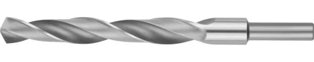Сверло ЗУБР &quot;МАСТЕР&quot; по металлу с цилиндрическим хвостовиком, сталь Р6М5, винтовой прокат, D 15.0мм, L-169/114мм 4-29621-169-15 купить в Муравленко