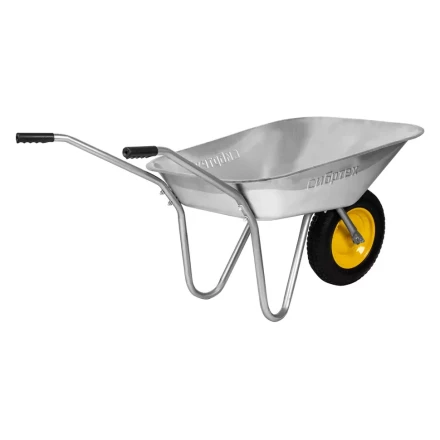 Тачка садовая, грузоподъемность 90 кг Сибртех 689614, оцинк. рама, объем 65 л купить в Муравленко