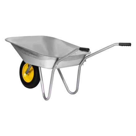 Тачка садовая, грузоподъемность 90 кг Сибртех 689614, оцинк. рама, объем 65 л купить в Муравленко