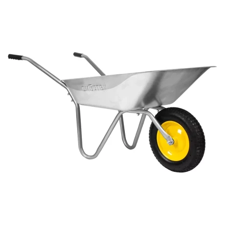 Тачка садовая, грузоподъемность 90 кг Сибртех 689614, оцинк. рама, объем 65 л купить в Муравленко