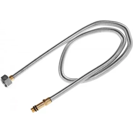 Подводка ЗУБР &quot;ЭКСПЕРТ&quot; сильфонная из нержавеющей стали, для смесителя, удлиненная, г/ш (гайка-штуцер), 1/2&quot;, 1,0м 51013-100 купить в Муравленко