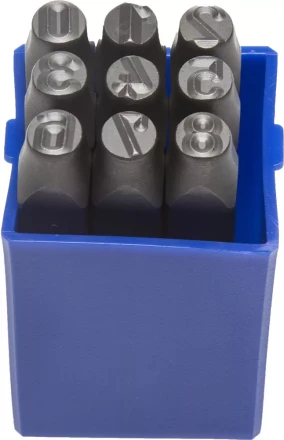 Клейма ЗУБР цифровые арабские, шрифт 8мм 21501-08_z01 купить в Муравленко