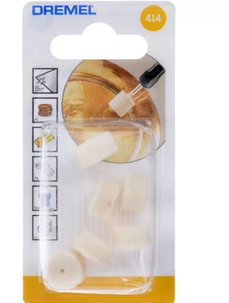 Набор полировальных насадок 414  13мм  6штук  Dremel купить в Муравленко