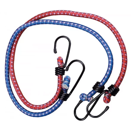 Шнур ЗУБР резиновый крепежный, со стальными крюками, 120см, 2шт 4-40507-120 купить в Муравленко