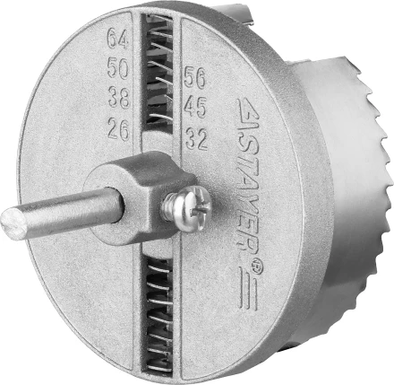 Пила сегментная наборная STAYER по дереву, 26-64 x 23 мм 2956-1 купить в Муравленко
