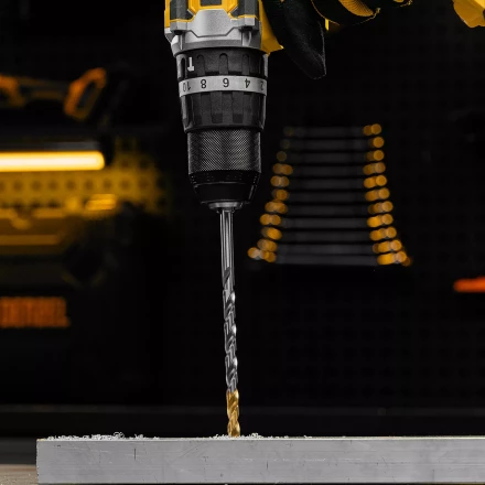 Сверло спиральное по металлу Denzel, 7,5 х 156 мм, Р6М5, Golden Tip, удлиненное, 718259 купить в Муравленко