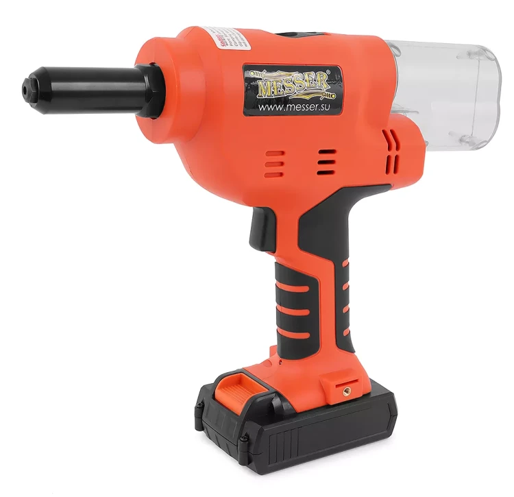 Аккумуляторный вытяжной заклепочник MESSER M1000 (18В;  Li-Ion 2Ач х 2; 3,2 - 6,4) купить в Муравленко