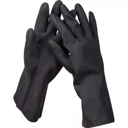 Перчатки KRAFTOOL противокислотные, неопреновые, повышенной прочности, с х/б напылением, размер XXL 11282-XXL купить в Муравленко